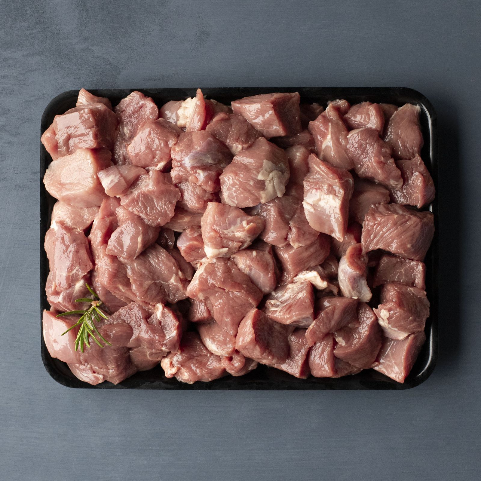 diced lamb