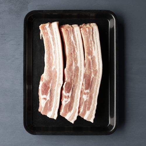 Belly pork slices